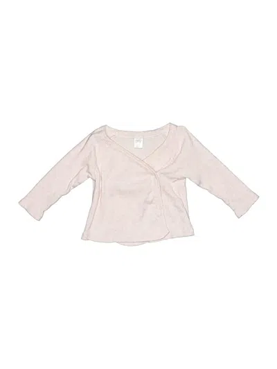 Pre-owned Nordstrom Baby Babies' 3/4 Sleeve T-shirt In Pink