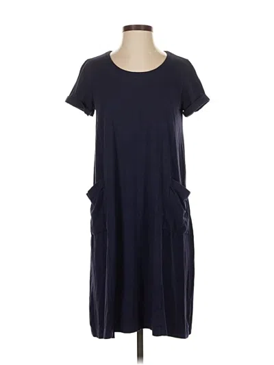 Pre-owned Jjill Casual Dress In Blue