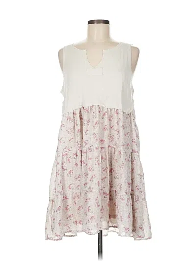 Pre-owned Entro Casual Dress In White