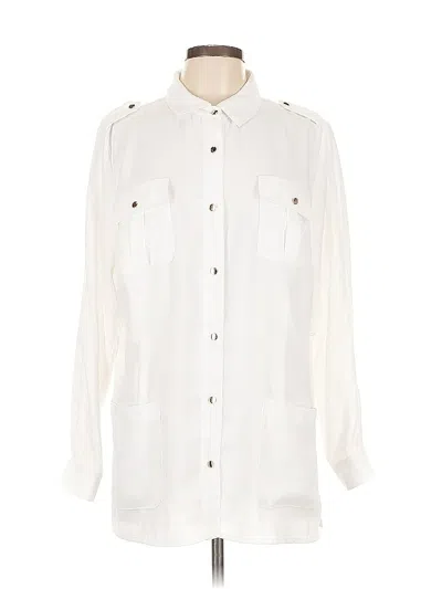 Pre-owned Chico's Jacket In White