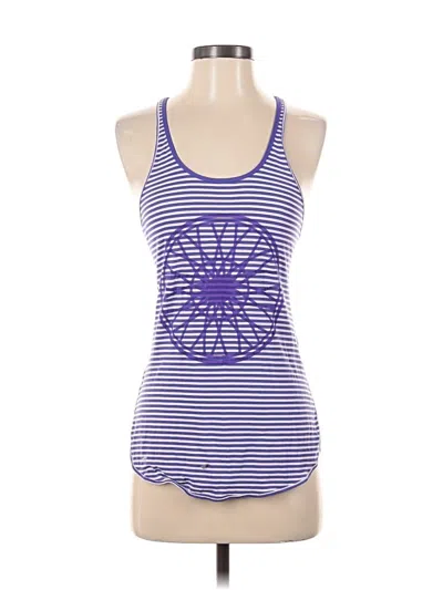Pre-owned Lululemon Athletica Tank Top Purple Halter Neckline Tops