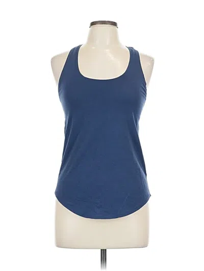 Pre-owned Lululemon Athletica Active Tank Top In Blue