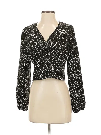 Pre-owned Levi's Long Sleeve Blouse In Black