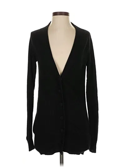 Pre-owned Subtle Luxury Cashmere Cardigan Sweater In Black