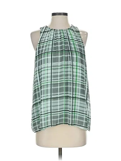 Pre-owned Vince Camuto Sleeveless Blouse In Green