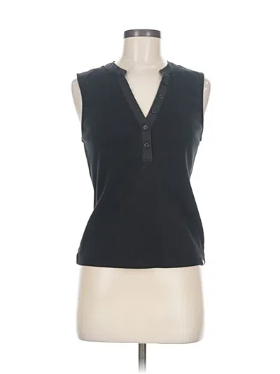 Pre-owned Dkny Jeans Sleeveless Blouse In Black