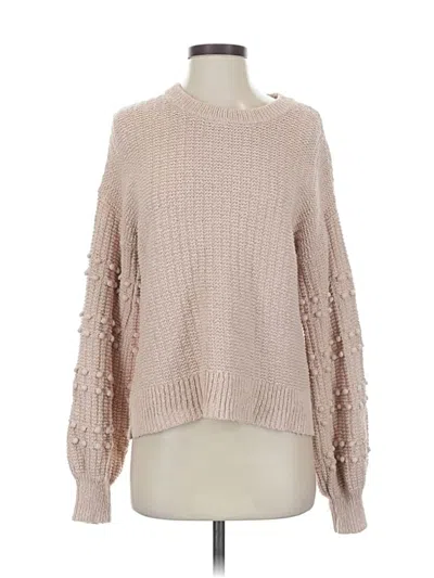 Pre-owned Madewell Pullover Sweater In Brown