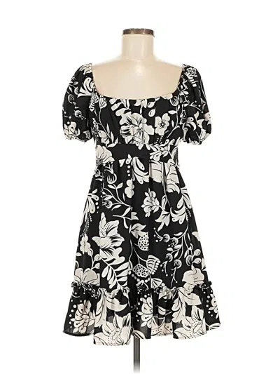 Pre-owned Blu Pepper Casual Dress In Black