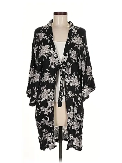 Pre-owned Spiritual Gangster Kimono In Black
