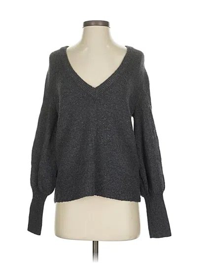 Pre-owned Madewell Pullover Sweater In Gray
