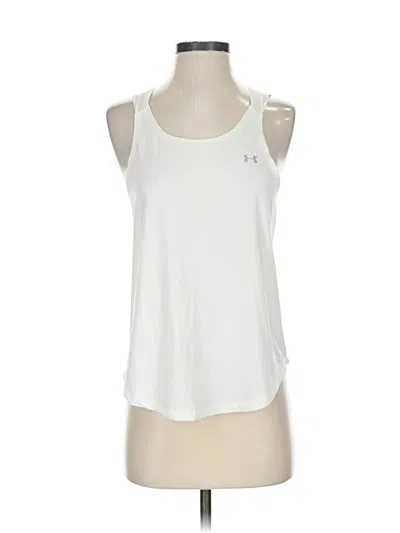 Pre-owned Under Armour Active Tank Top In White