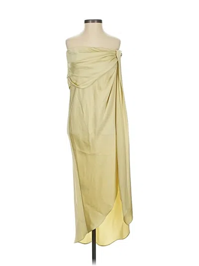 Pre-owned Simkhai Cocktail Dress In Yellow
