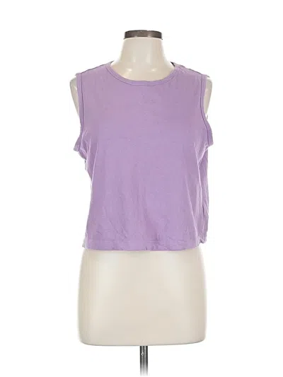 Pre-owned Gap Sleeveless T-shirt In Purple