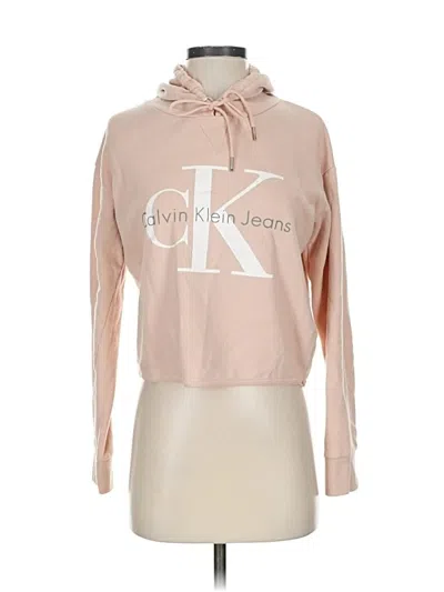 Pre-owned Calvin Klein Jeans Est.1978 Calvin Klein Jeans Pullover Hoodie In Pink