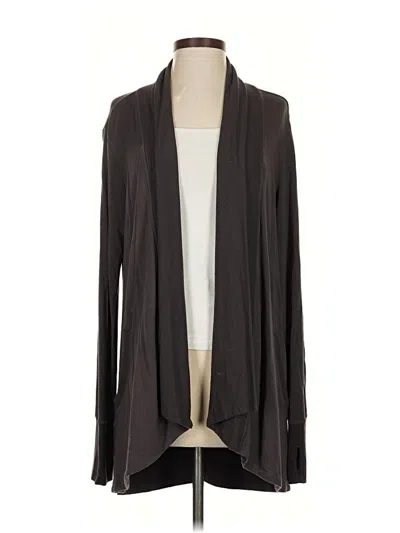 Pre-owned Athleta Cardigan Sweater In Gray