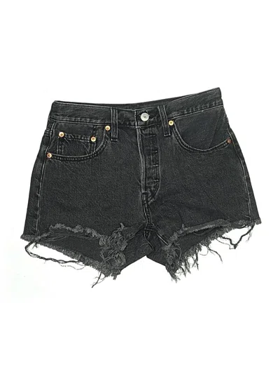 Pre-owned Levi's Denim Shorts In Gray