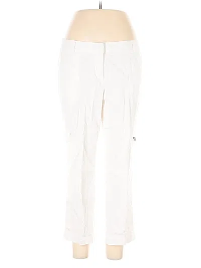 Pre-owned Jjill Cargo Pants In White