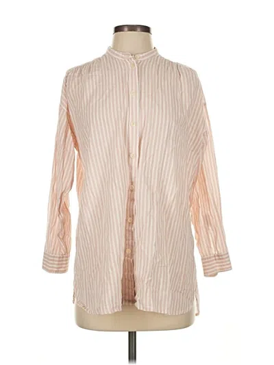 Pre-owned Madewell 3/4 Sleeve Blouse In White