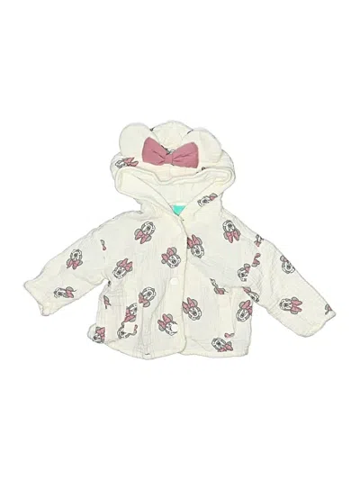 Pre-owned Disney Baby Babies' Cardigan Sweater In White
