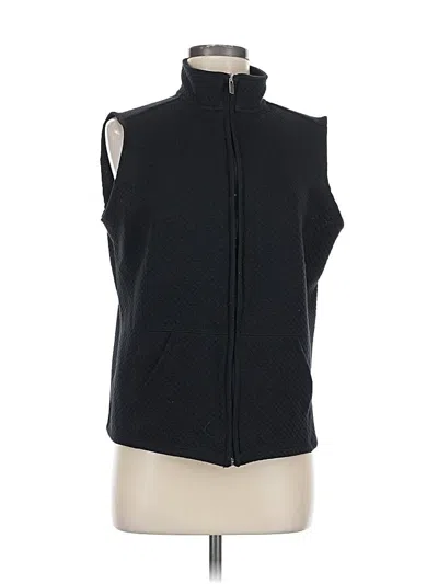 Pre-owned Karen Scott Sport Vest In Black