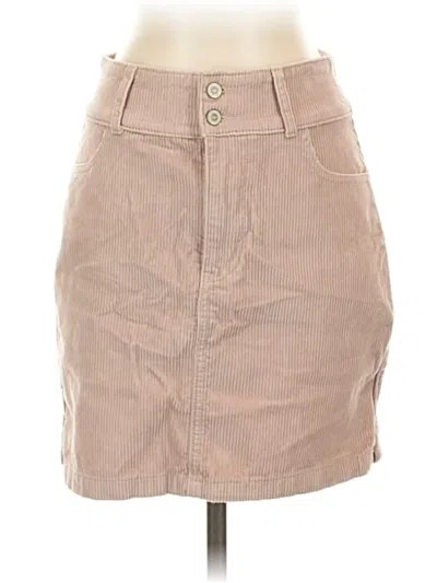 Pre-owned Hollister Casual Skirt In Brown