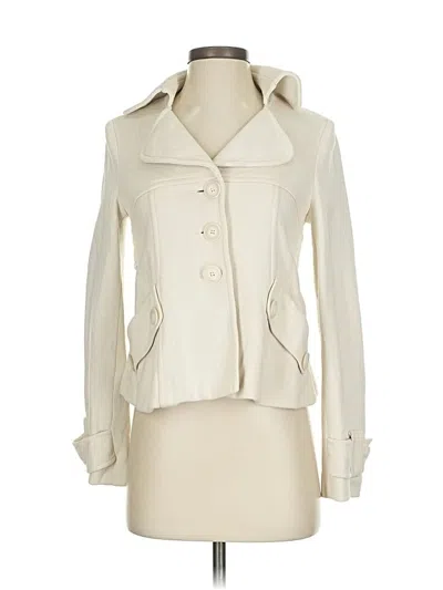 Pre-owned Nanette Lepore Coat In White
