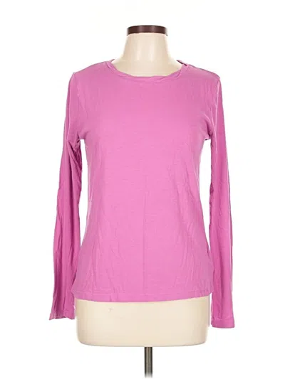 Pre-owned Gap Long Sleeve T-shirt In Pink