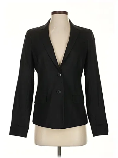 Pre-owned Banana Republic Wool Blazer Jacket In Black