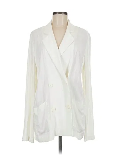 Pre-owned Treasure & Bond Blazer Jacket In White