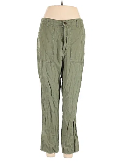 Pre-owned Quiksilver Cargo Pants In Green