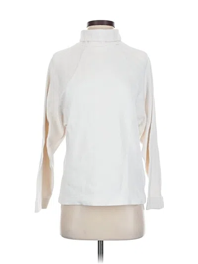 Pre-owned Madewell Turtleneck Sweater In White