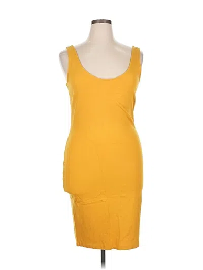 Pre-owned Forever 21 Plus Cocktail Dress In Yellow