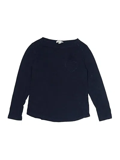Pre-owned Crewcuts Kids' Long Sleeve T-shirt In Blue
