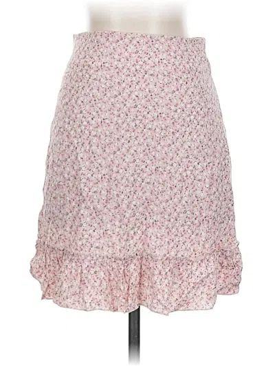 Pre-owned Brandy Melville Casual Skirt In Pink