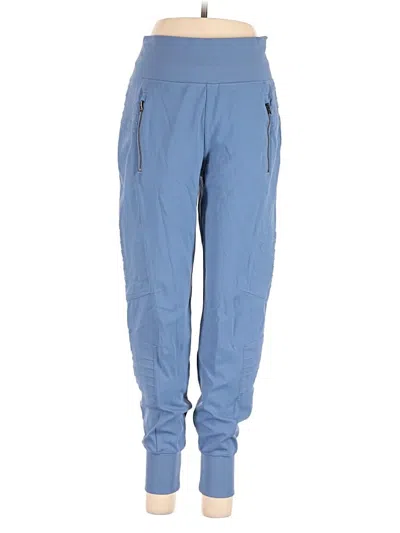 Pre-owned Athleta Track Pants In Blue