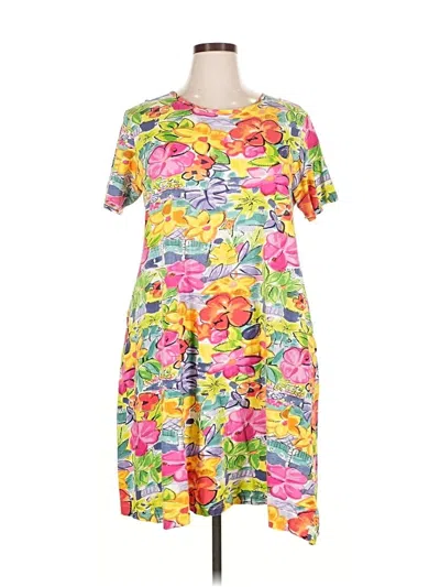 Pre-owned La Cera Short Sleeve T-shirt In Yellow