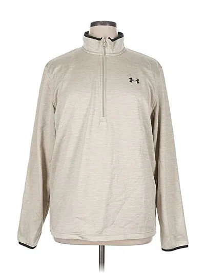 Pre-owned Under Armour Fleece Jacket In Gray