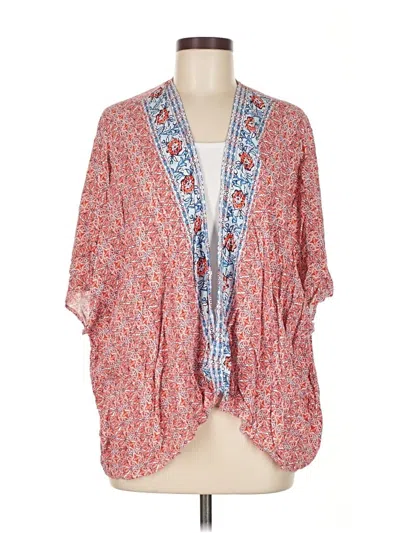 Pre-owned Skies Are Blue Cardigan Sweater In Red