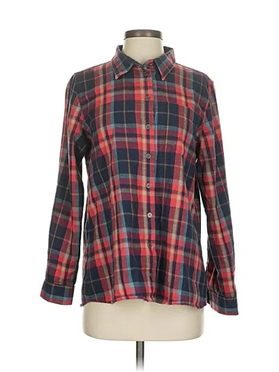 Pre-owned Barbour Long Sleeve Button Down Shirt In Red