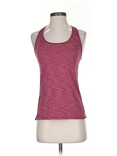 Pre-owned Lululemon Athletica Active Tank Top In Burgundy