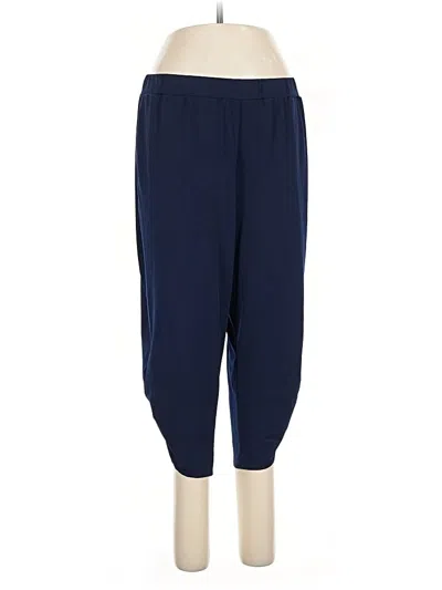 Pre-owned Susan Graver Casual Pants In Blue