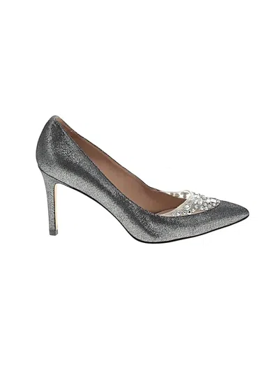 Pre-owned Tory Burch Heels In Silver