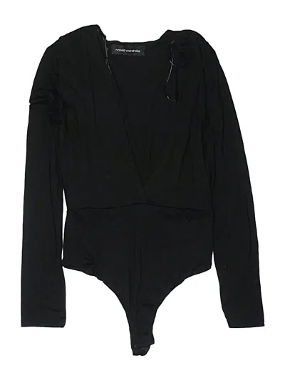 Pre-owned Naked Wardrobe Bodysuit In Black