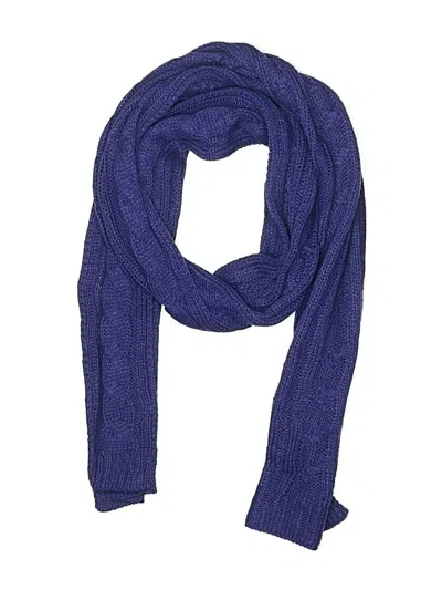 Pre-owned Unbranded Scarf In Blue