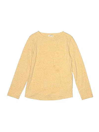 Pre-owned Crewcuts Kids' Long Sleeve T-shirt In Orange