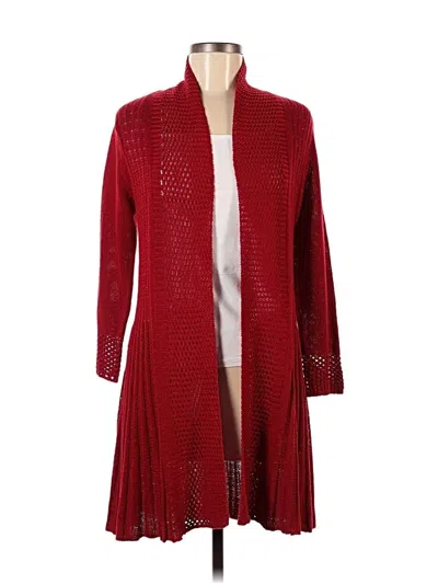 Pre-owned Fever Cardigan Sweater In Red