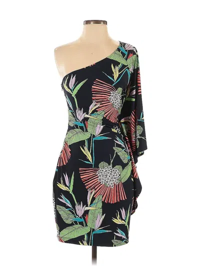 Pre-owned Trina Trina Turk Cocktail Dress In Black