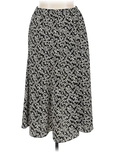 Pre-owned Leslie Fay Casual Skirt In Black
