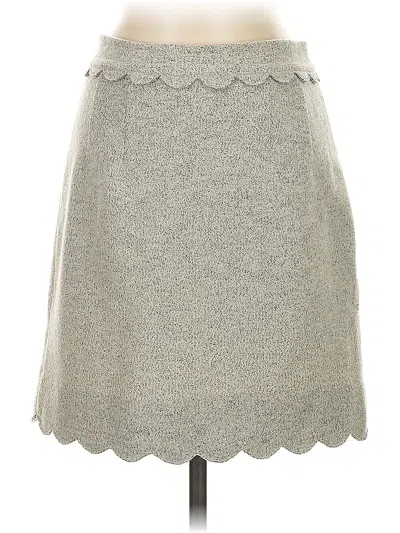 Pre-owned Club Monaco Wool Skirt In Gray