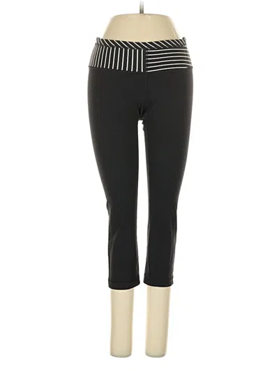 Pre-owned Lululemon Athletica Active Pants In Black